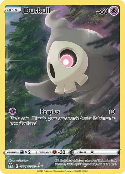 Duskull Holo Rare • GG28/GG70 Crown Zenith: Galarian Gallery