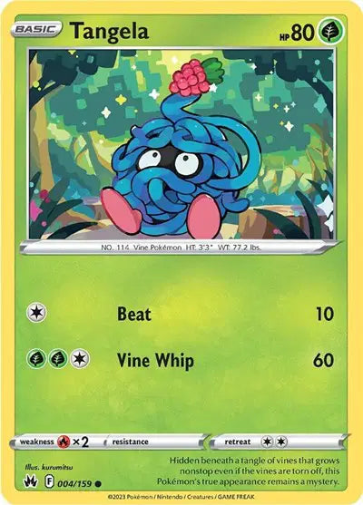 Tangela Common • 004/159 Crown Zenith