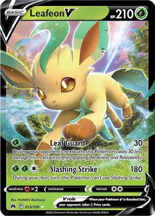 Leafeon V Crown Zenith Ultra Rare 013/159