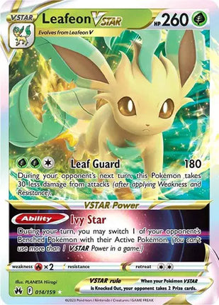 Leafeon VSTAR Ultra Rare • 014/159 Crown Zenith