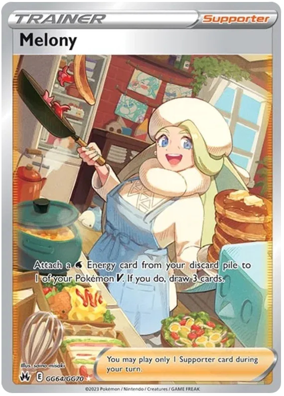Melony Crown Zenith: Galarian Gallery Ultra Rare GG64/GG70