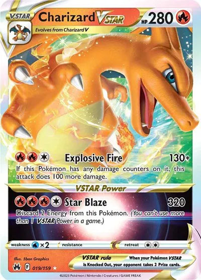 Charizard VSTAR Crown Zenith Ultra Rare 019/159