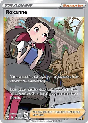 Roxanne Crown Zenith: Galarian Gallery Ultra Rare GG66/GG70