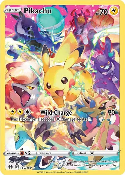 Pikachu (Secret) Crown Zenith Secret Rare 160/159