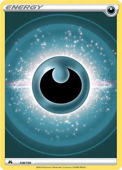 Darkness Energy (Texture Full Art) Crown Zenith Ultra Rare 158/159