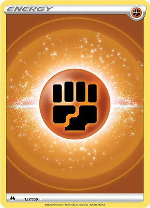 Fighting Energy (Texture Full Art) Crown Zenith Ultra Rare 157/159