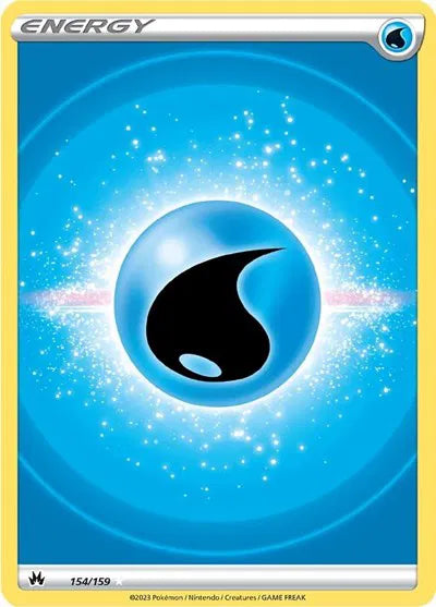 Water Energy (Texture Full Art) Crown Zenith Ultra Rare 154/159