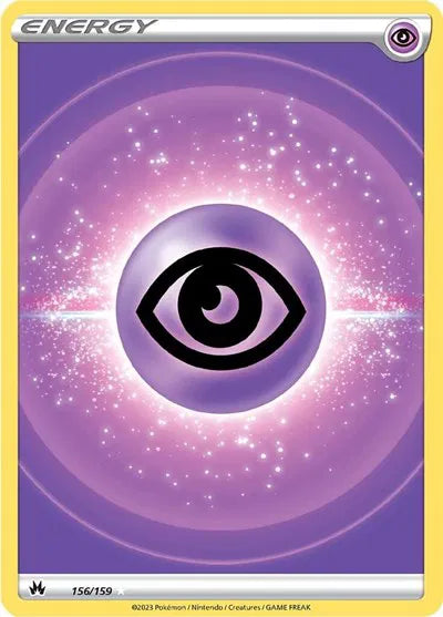 Psychic Energy (Texture Full Art) Crown Zenith Ultra Rare 156/159