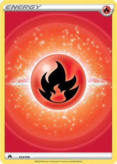 Fire Energy (Texture Full Art) Crown Zenith Ultra Rare 153/159