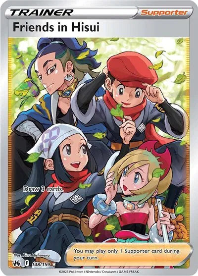 Friends in Hisui (Full Art) Crown Zenith Ultra Rare 148/159