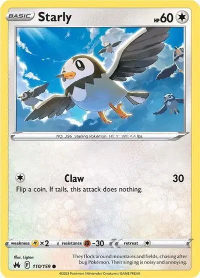 Starly Common • 110/159 Crown Zenith
