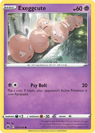 Exeggcute Common • 057/159 Crown Zenith