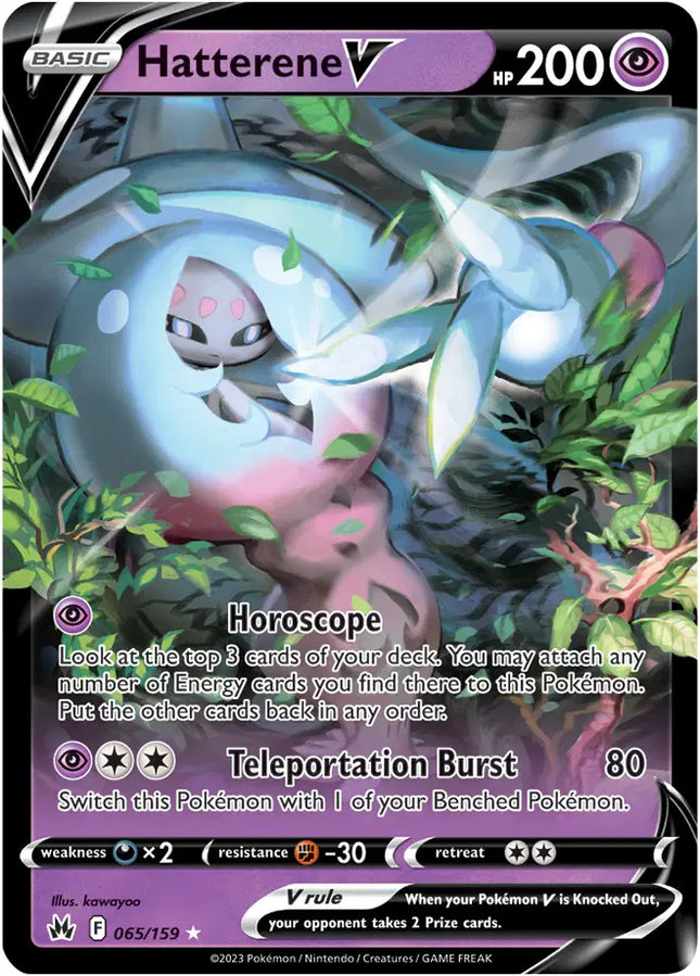 Hatterene V Ultra Rare • 065/159 Crown Zenith