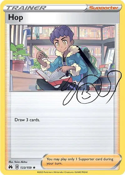 Hop Crown Zenith Holo Rare 133/159 Reverse Holofoil