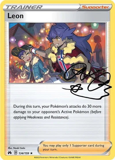 Leon Crown Zenith Holo Rare 134/159 Holofoil