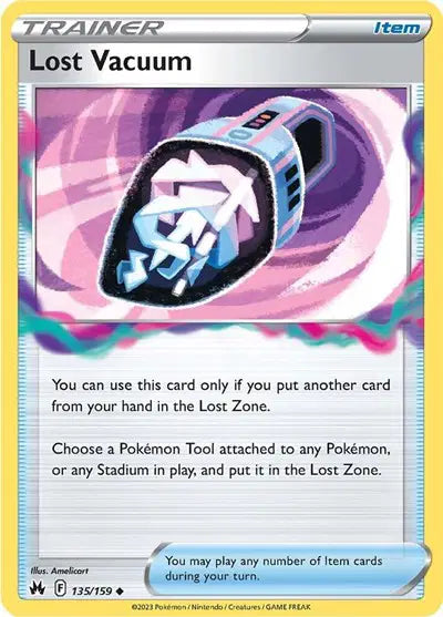 Lost Vacuum Uncommon • 135/159 Crown Zenith Reverse Holofoil