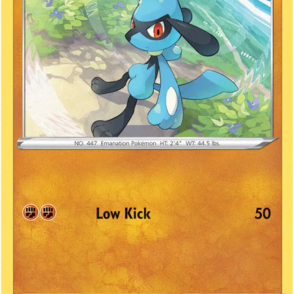 Riolu Common • 071/159 Crown Zenith Reverse Holofoil