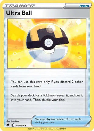 Ultra Ball Uncommon • 146/159 Crown Zenith