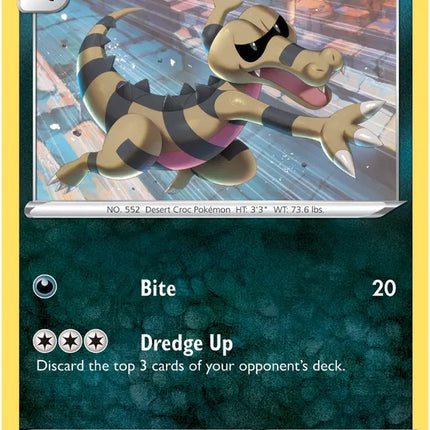 Krokorok Uncommon • 079/159 Crown Zenith Reverse Holofoil