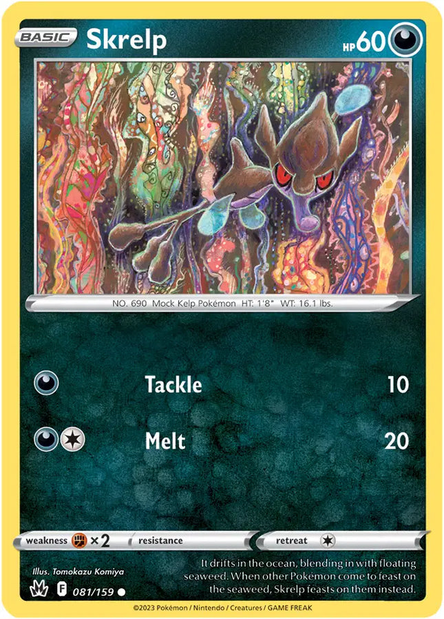 Skrelp Common • 081/159 Crown Zenith
