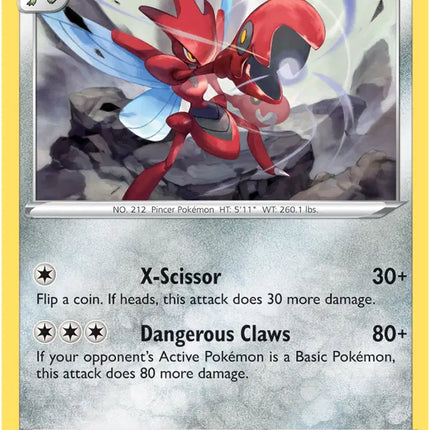Scizor Pokemon • Rare • 086/159 Crown Zenith Reverse Holofoil