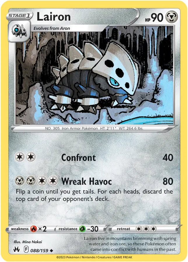 Lairon Uncommon • 088/159 Crown Zenith