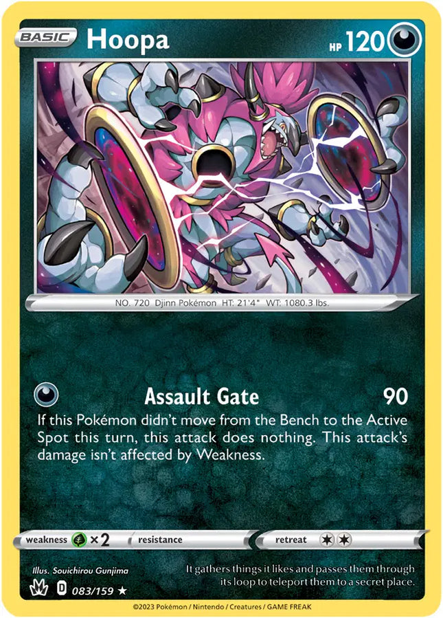 Hoopa Holo Rare • 083/159 Crown Zenith