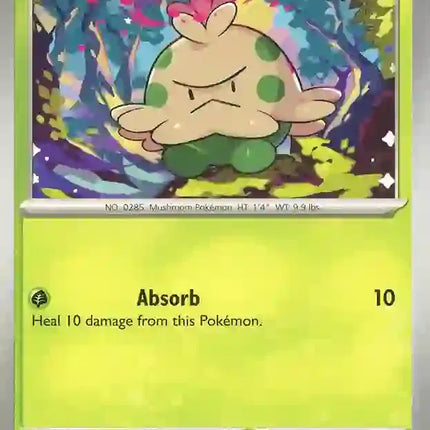 Shroomish Scarlet & Violet Base Set Common 003/198