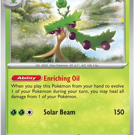 Arboliva Scarlet & Violet Base Set Rare 023/198 Holofoil