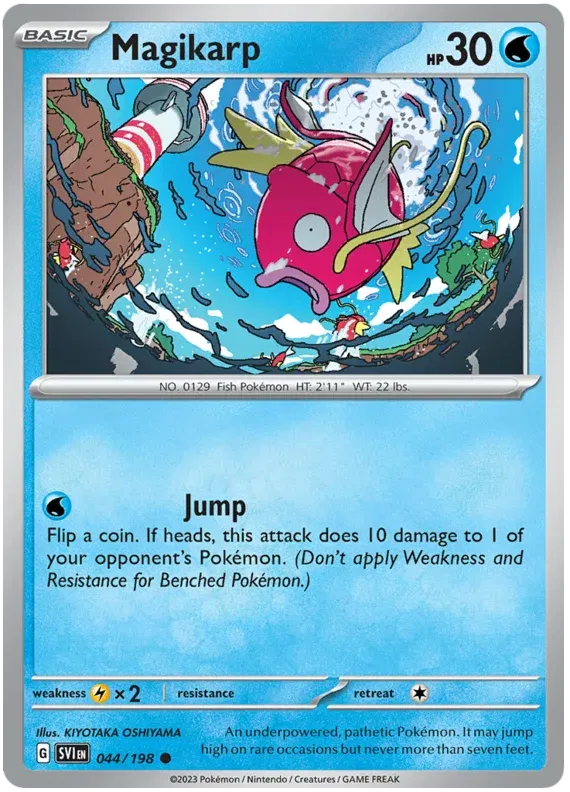 Magikarp Scarlet & Violet Base Set Common 044/198