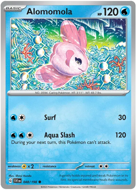 Alomomola Scarlet & Violet Base Set Common 048/198