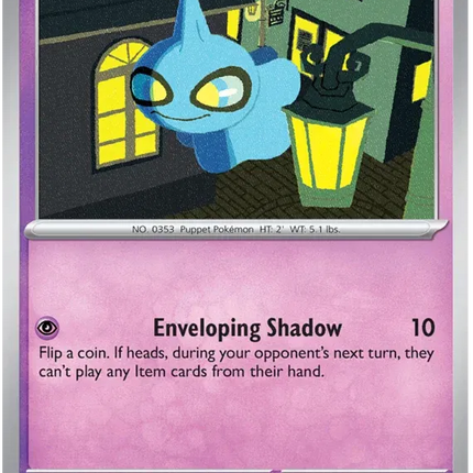 Shuppet Scarlet & Violet Base Set Common 087/198