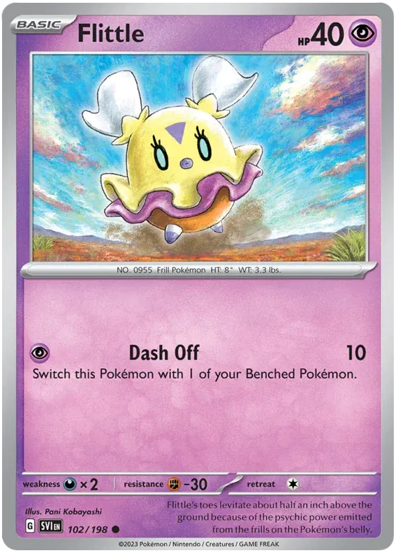 Flittle Scarlet & Violet Base Set Common 102/198