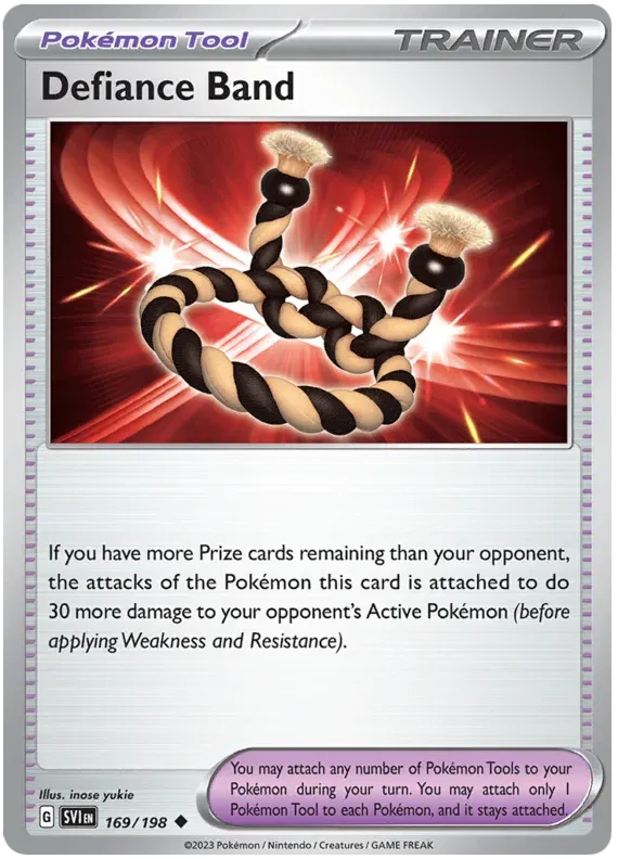 Defiance Band Scarlet & Violet Base Set Uncommon 169/198