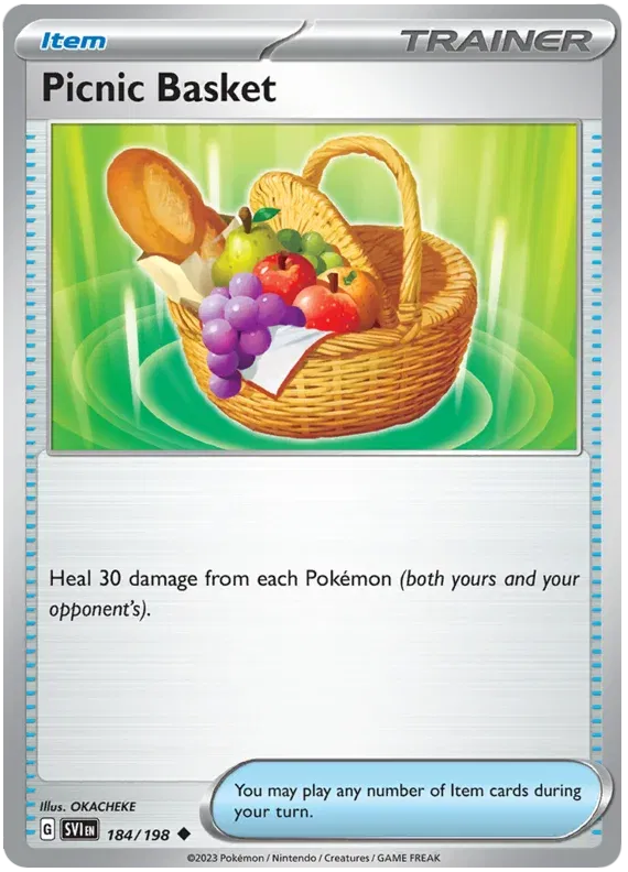 Picnic Basket Scarlet & Violet Base Set Uncommon 184/198