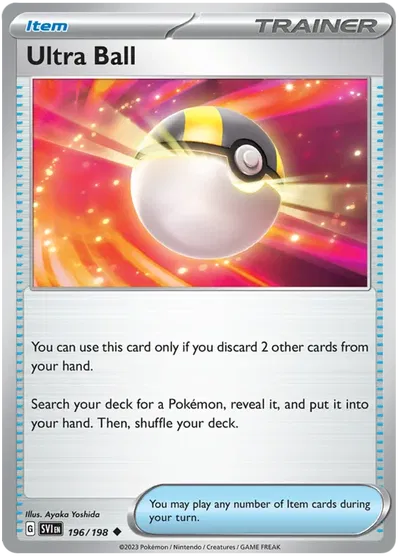 Ultra Ball Scarlet & Violet Base Set Uncommon 196/198