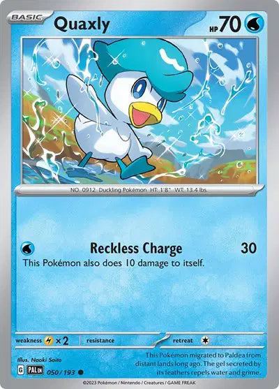 Quaxly Common • 050/193 Paldea Evolved Reverse Holofoil