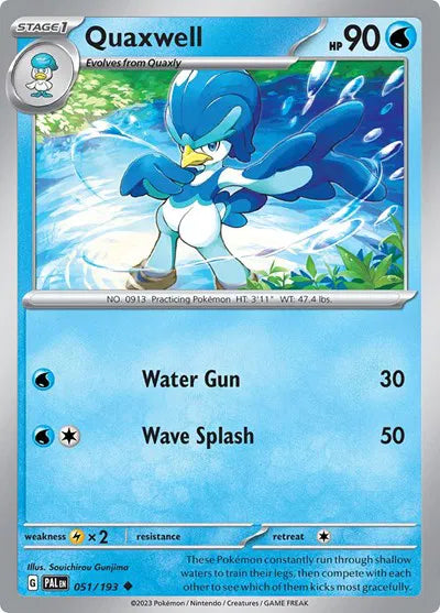 Quaxwell Paldea Evolved Uncommon 051/193