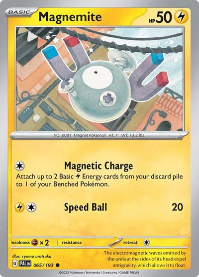 Magnemite Paldea Evolved Common 065/193 Reverse Holofoil