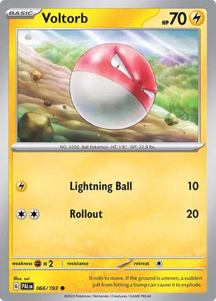 Voltorb Paldea Evolved Common 066/193 Reverse Holofoil