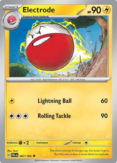 Electrode Paldea Evolved Uncommon 067/193 Reverse Holofoil
