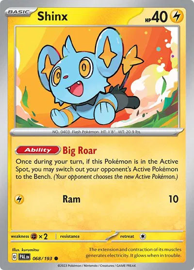Shinx Paldea Evolved Common 068/193