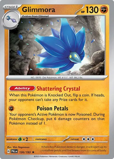 Glimmora Paldea Evolved Rare 126/193 Holofoil