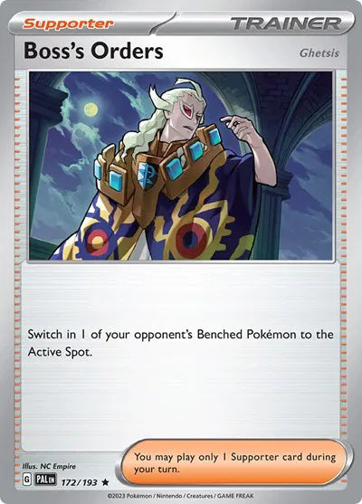 Boss's Orders Paldea Evolved Rare 172/193 Holofoil