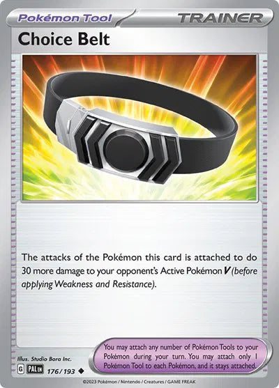 Choice Belt Paldea Evolved Uncommon 176/193 Reverse Holofoil
