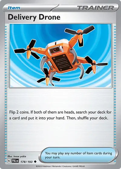 Delivery Drone Paldea Evolved Uncommon 178/193 Reverse Holofoil