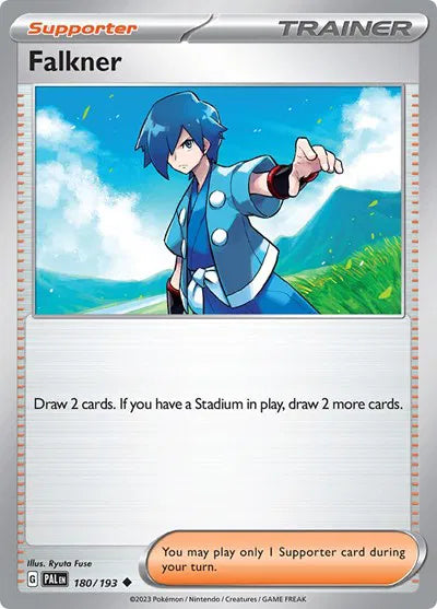 Falkner Paldea Evolved Uncommon 180/193 Reverse Holofoil
