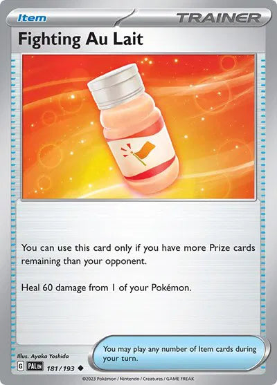 Fighting Au Lait Paldea Evolved Uncommon 181/193 Reverse Holofoil
