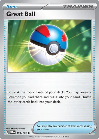 Great Ball Paldea Evolved Common 183/193 Reverse Holofoil
