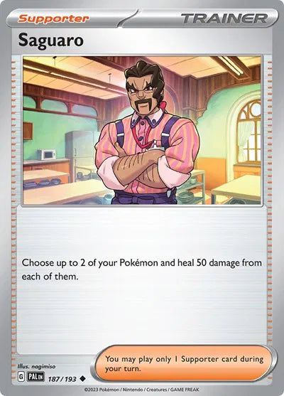 Saguaro Paldea Evolved Uncommon 187/193